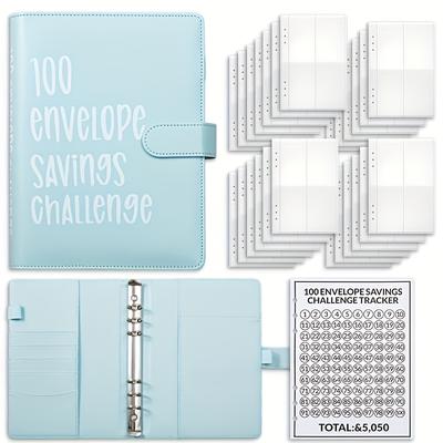 1Pc,100 Envelope Challenge Binding Challenge Savings Handbook Briefumschlag Vintage