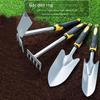 Ergonomic Gardening Tool Set with Corrosion-Resistant Steel for Digging and Weeding