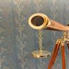 Brass Telescope WIth Wooden Adjustable Tripod Stand In Shinny Brass Finish  Engrave Telescope Gift Office  home Decor