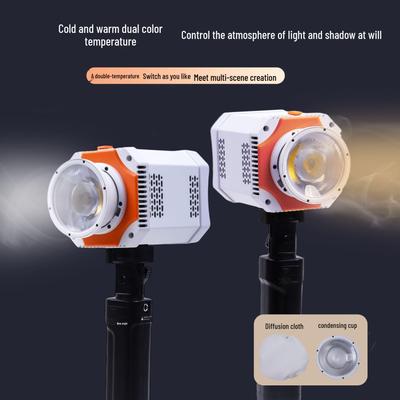 150W Ruční RGB+CW Venkovní výplňové světlo pro živé vysílání a fotografování