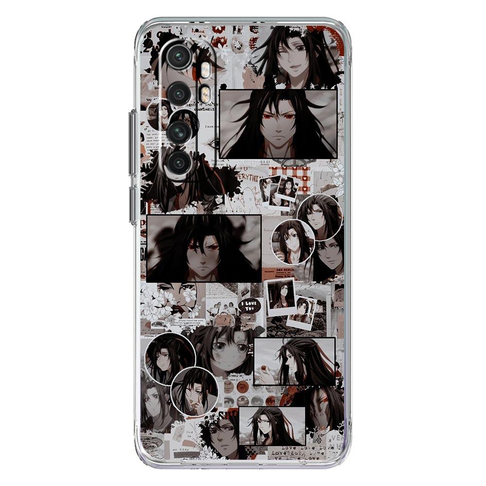 MDZS Anime Mo Dao Zu Shi Phone Case For Xiaomi Mi 12T 10 12 Lite 11 Ultra 11X 11T Pro 11i Poco X4 X3 NFC F3 M3 M4 5G Clear Cover