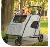 Medium and Large Dogs Pet Carts Load-bearing 75 Kg Elderly Injured and Disabled One-click Folding Dog Cart