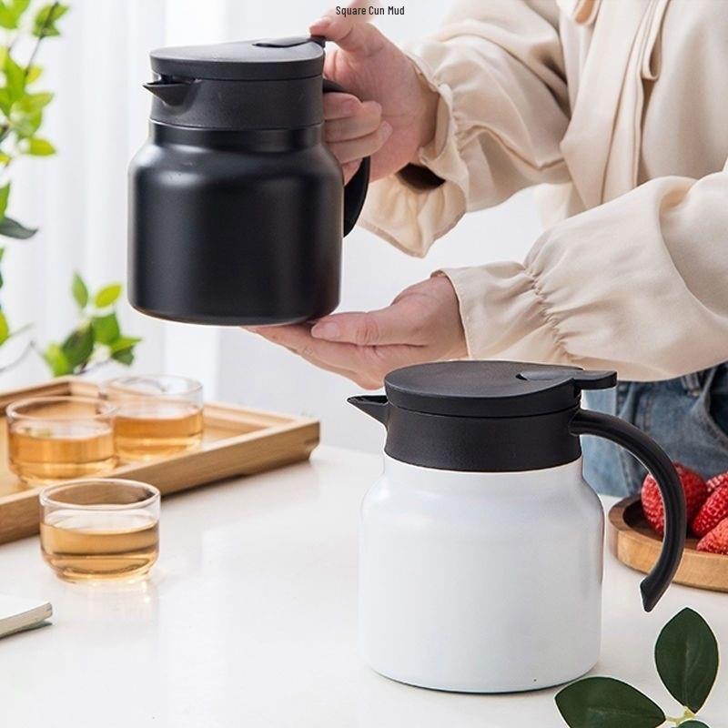 Large Capacity Portable Stewing Teapot for Home or Office Use