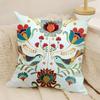 fashing bird and flower prints Pillow Case Natural Linen Double-Sided Printing Sofa Home Decor Cushion Cover