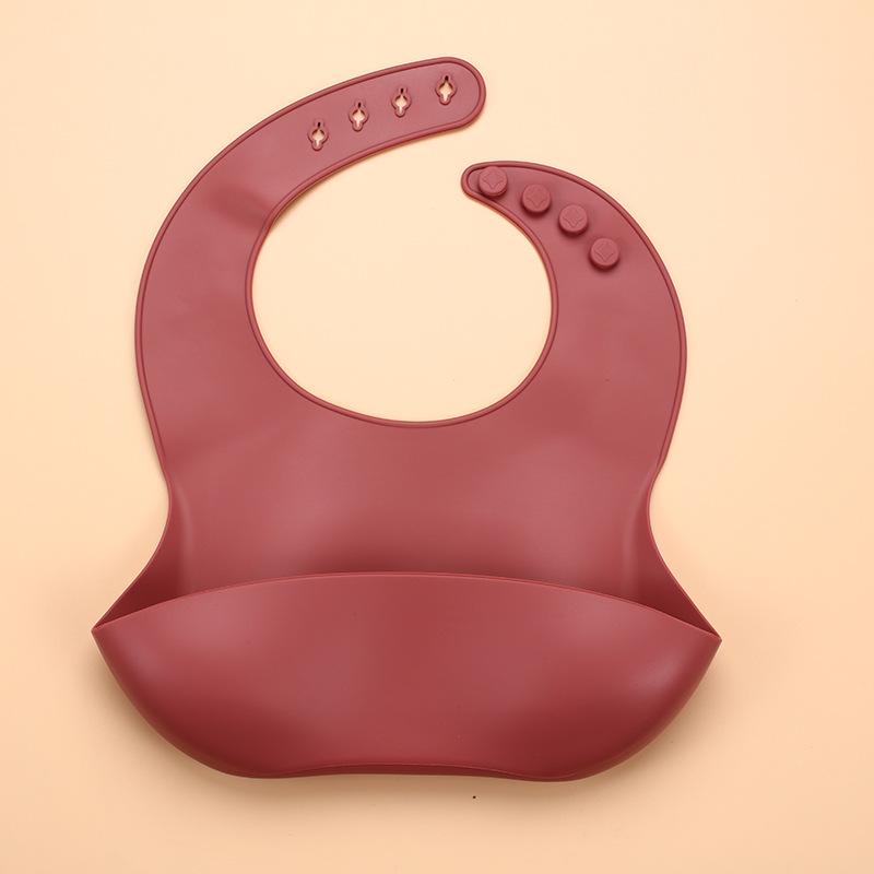 Waterproof Silicone Baby Bib - Wash-Free, Perfect for Summer