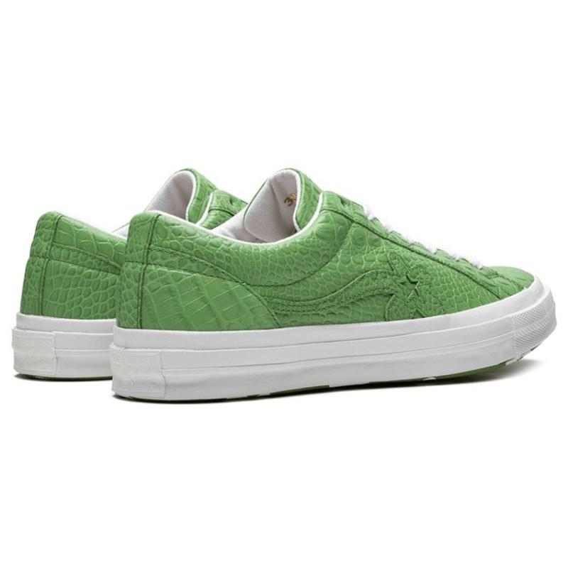 Converse One Star Ox Golf Le Fleur Faux Comfortable and Versatile Low-Top Board Shoes Unisex Green
