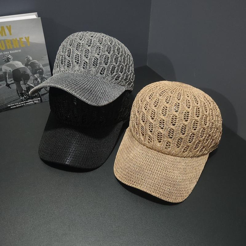 Personalized European and American Lace Hat Women's Summer Outdoor Sunscreen Visor Simple Versatile Breathable Mesh Baseball