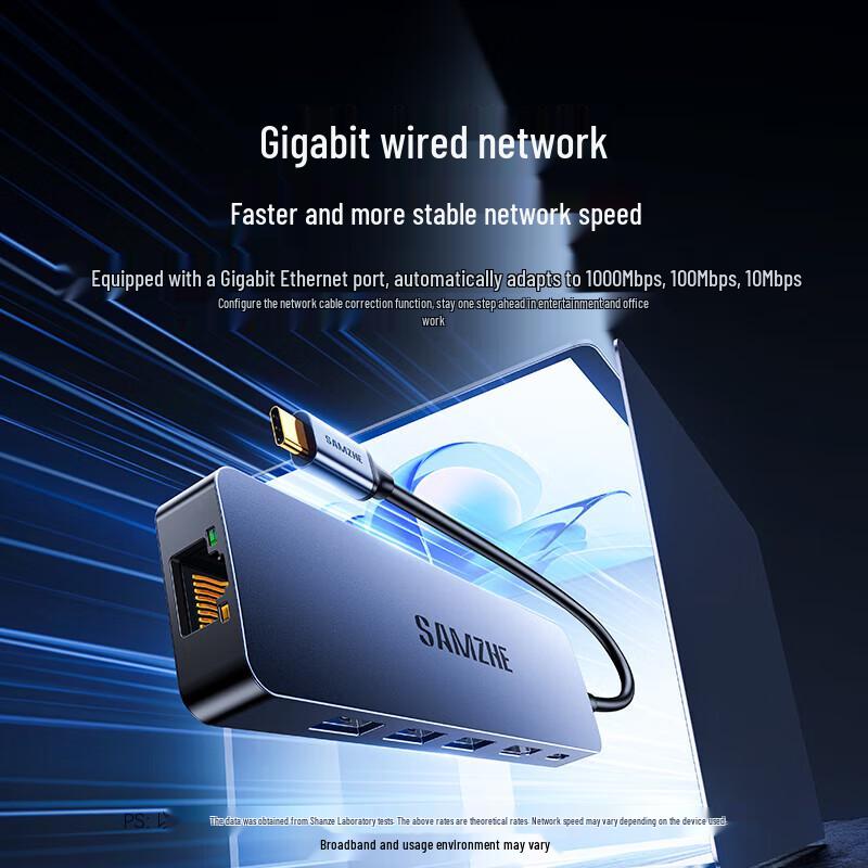 Shan Ze Type-C USB 3.0 Gigabit Ethernet HDMI 4K Dock