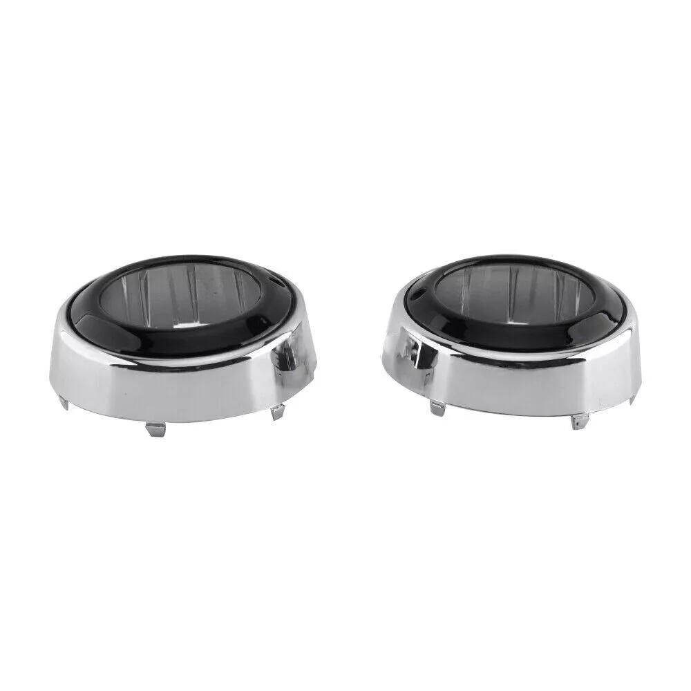 2 stk Tåkelysdeksel Ramme Bezel Venstre & Høyre For Mitsubishi Outlander 2010-2012