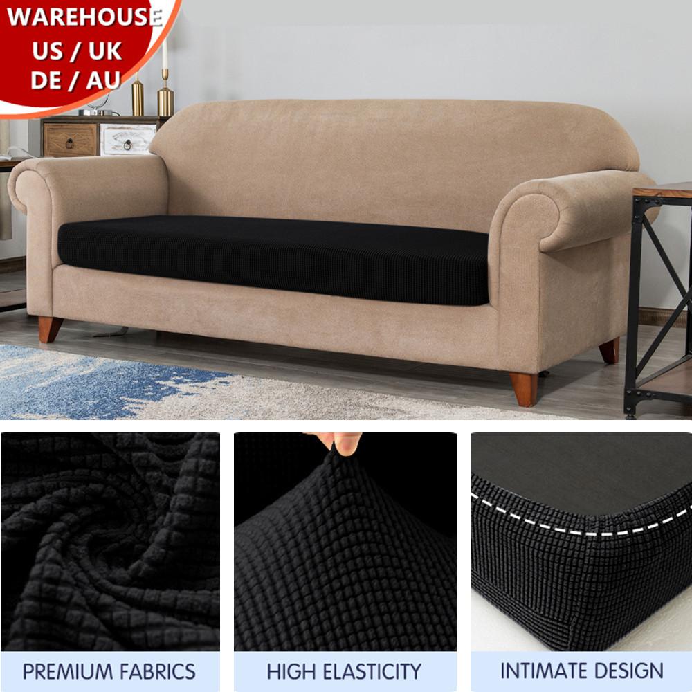 Stretch Sofa Cover Seat Slipcover Jacquard Chair Cushion Cover for 1-2-3 Seaters Replacement for Furniture Protector