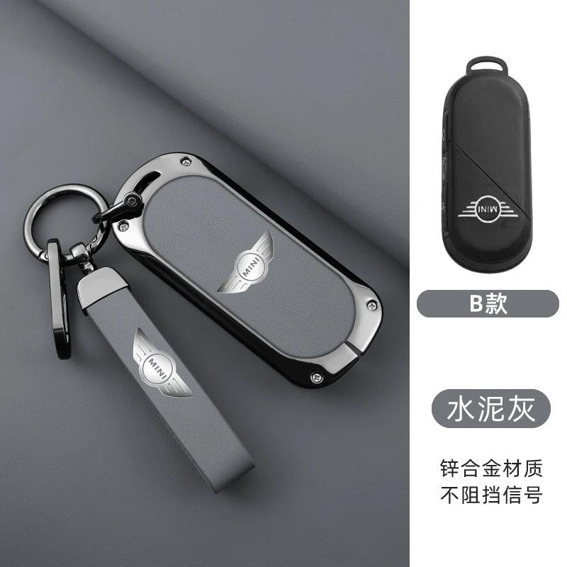 ETNR1 Hot 2025 Zinc Alloy Car Remote Key Case Cover Holder Shell Shell Fob for Bmw Mini Countryman Cooper One 2023 2024 Accessories Ke
