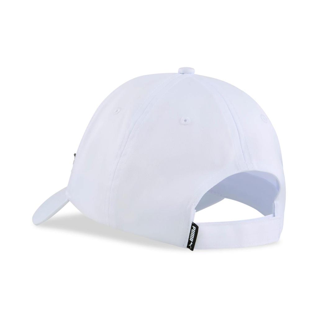 PUMA ESS Metal Cat BB Baseball Size Medium Cap, White, 07,