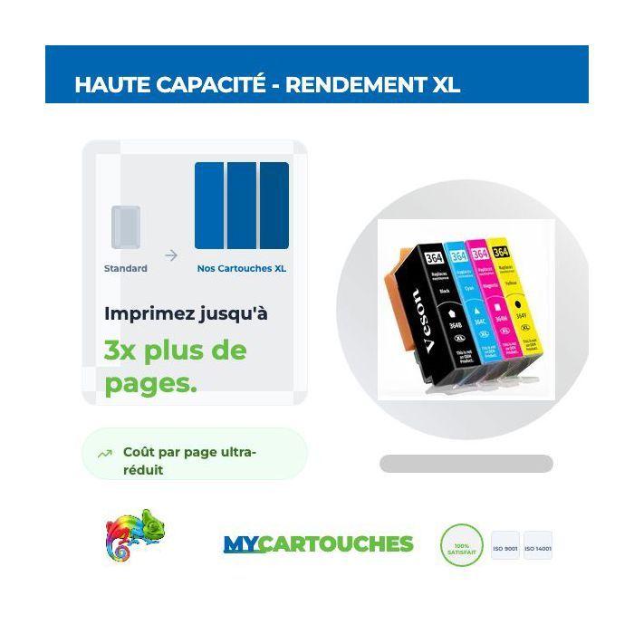 364 XL Compatible Ink Cartridges Replacement for HP 364XL for HP Photosmart 5520 5510 6525 6520 5515 5525 5522 5524 6510