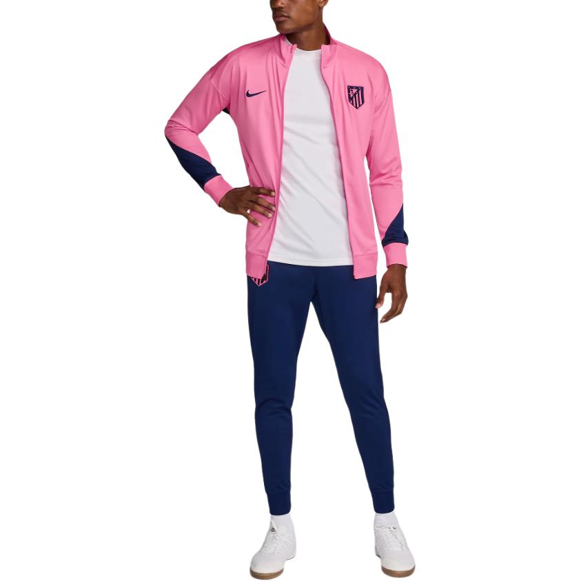 Nike Atlético Madrid Dri-Fit FW24 Fashion Long Sleeve Top Comfortable Soft Knit Pants Casual Sports Set Men sets FQ2471-649