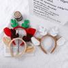 Party Girl Christmas Wash Face Cloth Make Up Korean Style Head Hoop Women Hair Band Antler Headband Hair Accessories