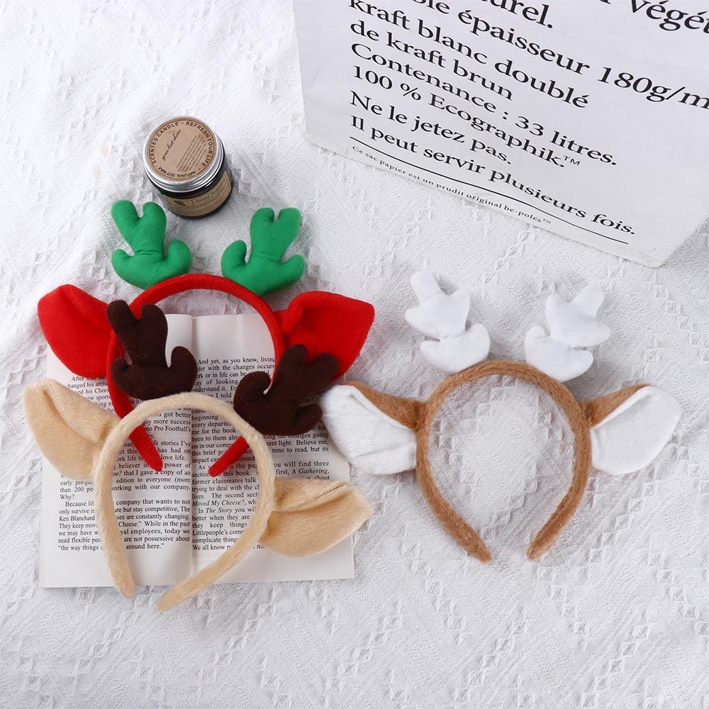 Party Girl Christmas Wash Face Cloth Make Up Korean Style Head Hoop Women Hair Band Antler Headband Hair Accessories