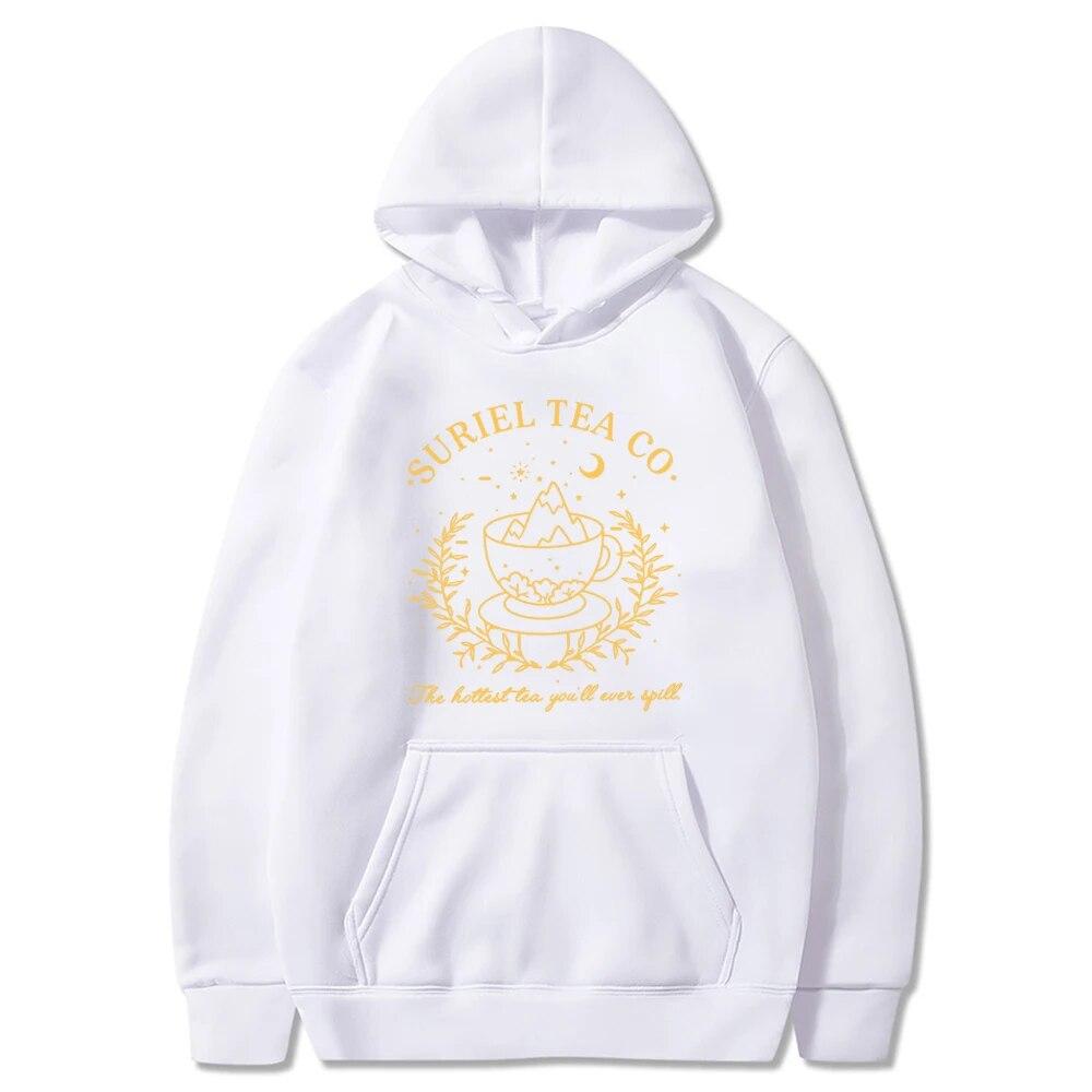 Suriel Tea Co Mikina Vintage Velaris A Court of Thorns and Roses Mikina s kapucí Acotar Night Court Sweater SMJ Bookish Mikina Unisex Mikina