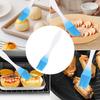 High Temperature Resistant Silicone Oil Brush - Non-Shedding Split Type for Kitchen Baking, Barbecue, Pancake & Cake