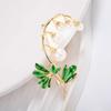 Vintage Pearl Flower Brooch Pin Crystal Rhinestone Brooches Party Jewelry Gifts