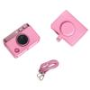 Stylish PU Leather Camera Bag for MiniEVO Camera Case Shoulder Bag with Soft AntiScratch Lining for Travel Photography