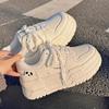 Thick-soled heightening little white shoes women's 2025 new sports and leisure shoes versatile niche shoes original board shoes