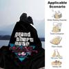 1 pezzo Coperta Morbida in Flanella Grand Theft Auto con Stampa di Designer Una coperta accogliente per tutte le stagioni, perfetta per il divano, il letto, l'ufficio
