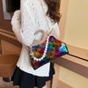 Bags bag 2025 new European and American fashion sequins personalized love handbag women's large-capacity tote bag tide