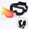 children's ski goggles, anti sandstorm and anti fog double-layer goggles, near acceptable sight glasses