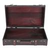 Portable Antique Suitcase Wooden Case Photography Props Craft Decoration Box Ornament