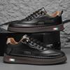 Men's spring new versatile sports youth leather casual non-slip board shoes