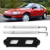 Battery Tie Down Kit Hold Down Rod Bracket with Hooks Fit for Honda Civic  CRX