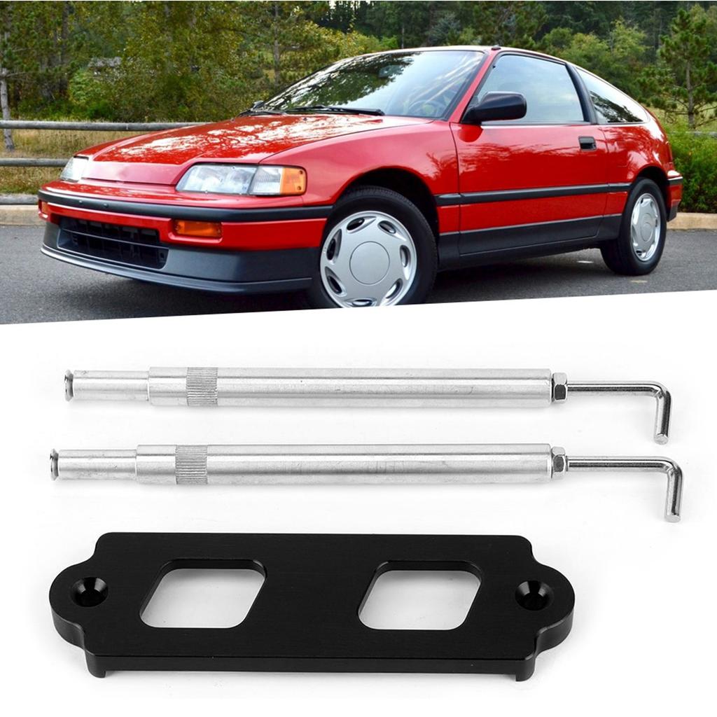 Battery Tie Down Kit Hold Down Rod Bracket with Hooks Fit for Honda Civic  CRX