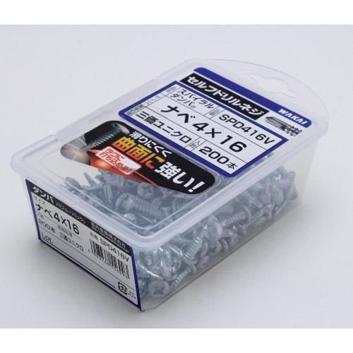 WAKAI Spiraldempere for jernplater, panhode, 4 x 16 mm, pakke med 200