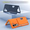 Samsung Z Fold7 Transparent Card Holder & Stand Case - Frosted Protective Design for Foldable Screen