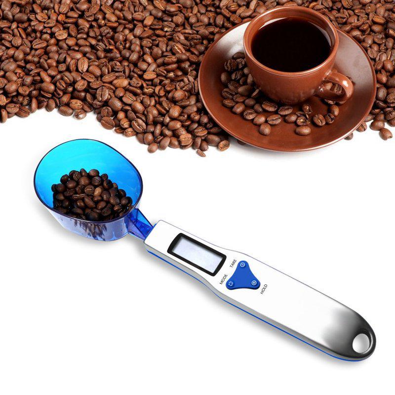 New Three-Spoon Digital Kitchen Scale - 0.1g Precision, 500g Capacity, Ideal for Ingredient Weighing