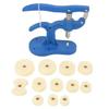 Set di 12 pezzi per la chiusura a pressione del fondello dell'orologio Accessori antiscivolo in nylon Stampi Custodia in nylon Kit di attrezzi per la riparazione dell'orologio Orologiaio