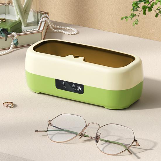 

Ультразвуковой очиститель ювелирных изделий с управлением в одно касание, работающий от аккумулятора, высокочастотная вибрация, профессиональный очиститель ювелирных изделий для очков