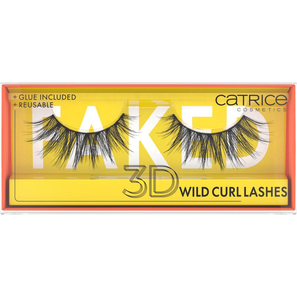 1 pair of Catrice false eyelashes 3D wild curl lashes