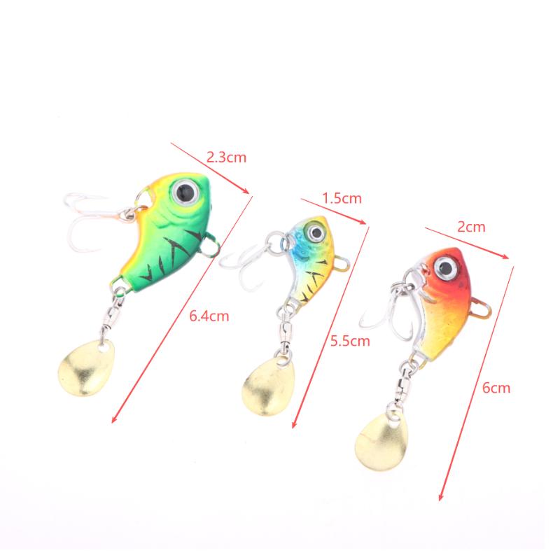 5Pcs Fishing Lure Kit 7G/14G/20G Metal Vib Artificial Bait Sinking Spinner Spoon Fishing Accessories Jigs Fishing Tackle