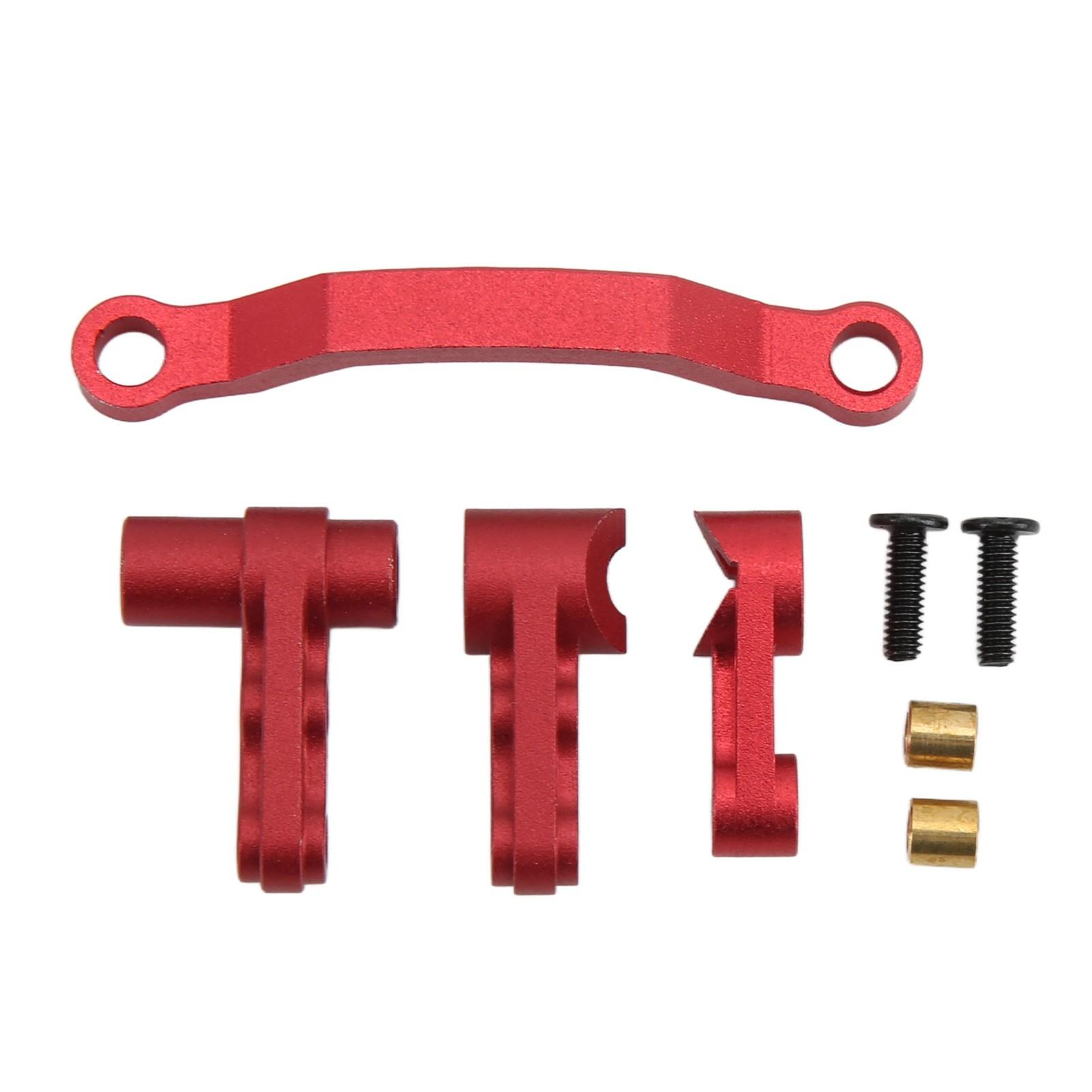

Aluminum Alloy Steering Group Kit RC Car Upgrades Parts for REMO 116 SMAX 1621 1625 1631 1635 1651 червоний