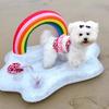 Summer Party Bucket Rainbow Cloud Cup Holder Inflatable Pool Float Beer Drinking Cooler Table Bar Tray Beach Swimming Ring