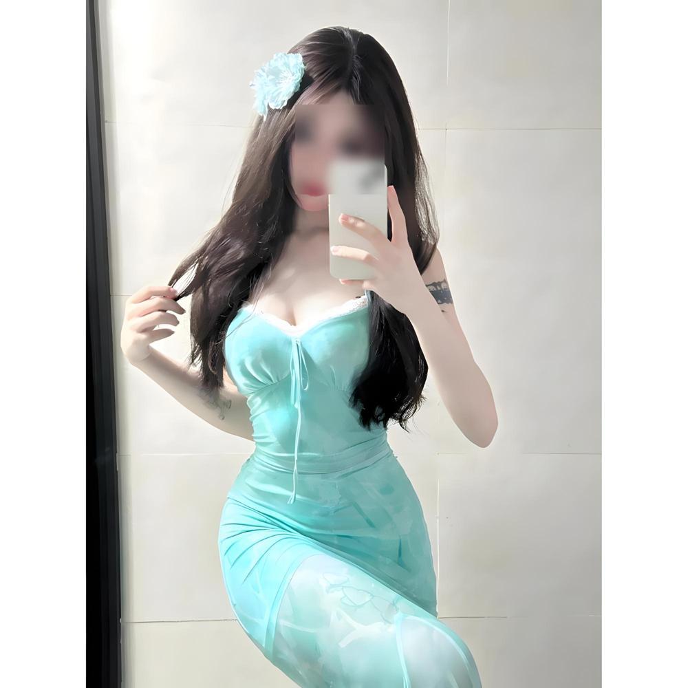 Purple floral mesh suspender dress women's summer seaside vacation temperament waist hip fish tail dress