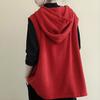 Women's Sleeveless Hoodies Summer Athletic Exercise Tank Tops Workout Gym Pullover Sweatshirt with Pockets