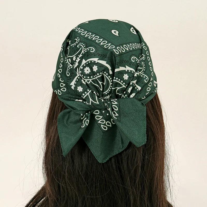 Bandana Stampato Bohémien alla Moda Fasce per Capelli per Donna Fascia Turbante Foulard Quadrato Fazzoletto Accessori per Capelli Berretto Hijab