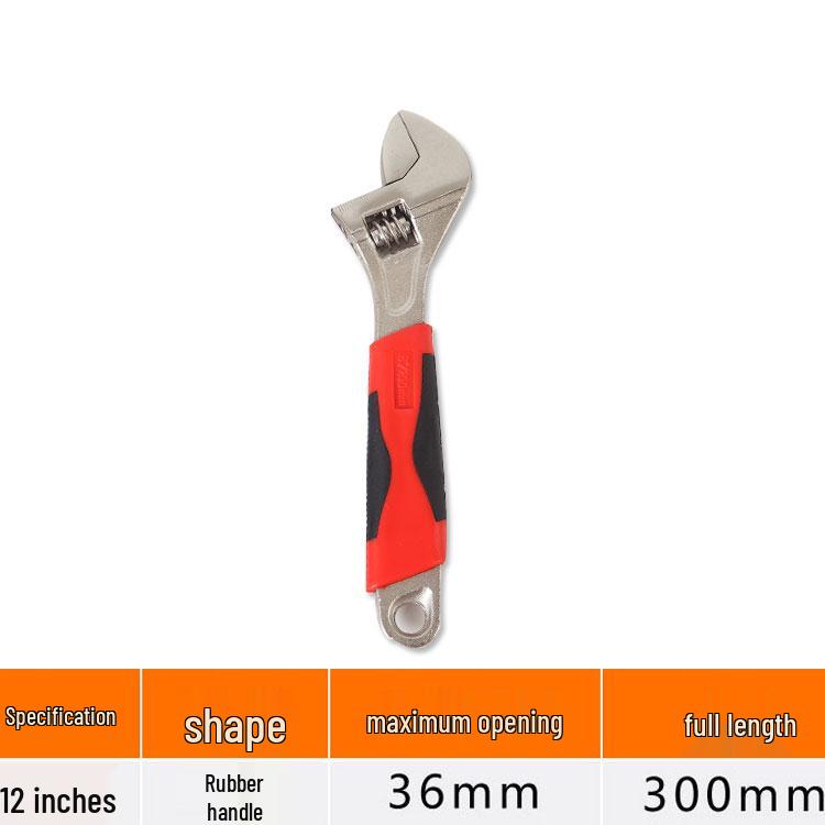Multi-functional Adjustable Wrench for Bathroom - Large Opening & Short Handle