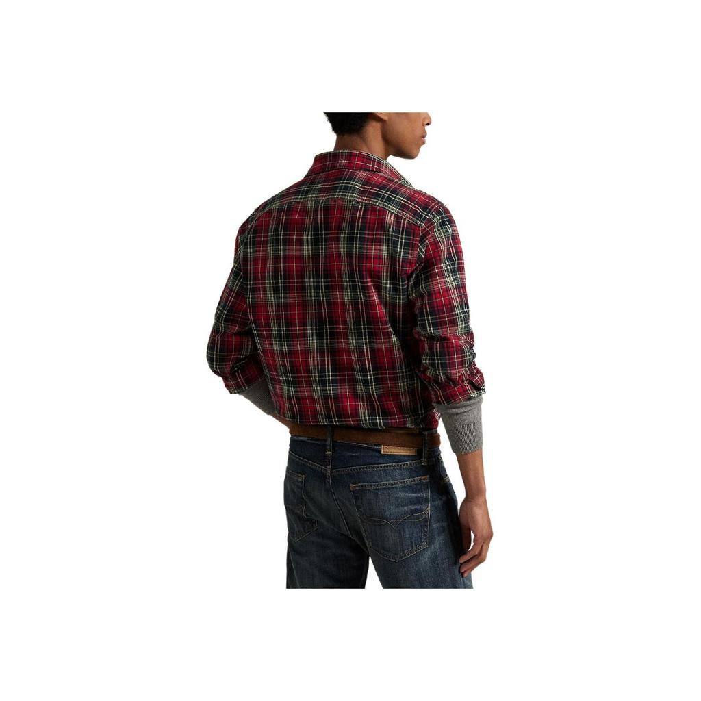 Polo Ralph Lauren Button Cuff Long Sleeve Shirt Men Shirts 710979613-001