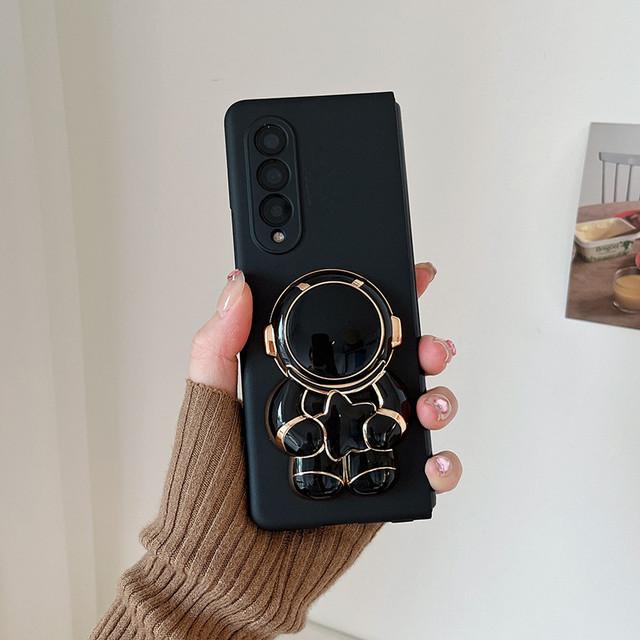 

Чехол для мобильного телефона Samsung Galaxy Z Flip 4, милый чехол с космическим астронавтом, подставка-подставка Z Flip 3, защитный чехол Galaxy Z Fold 4 For Z Flip 3