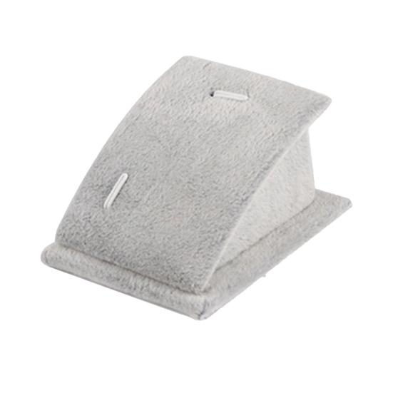 

Бархатный держатель, ожерелье, подвеска, цепочка, стенд для демонстрации ювелирных изделий, стойка для показа серый