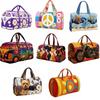 Large Capacity Travel Duffel Bag Printed Carrying Handbag Retro Quilted Duffle Bag  Camping