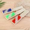 Two-Color Long Handle Bamboo Shoe Brush & Laundry Board Brush